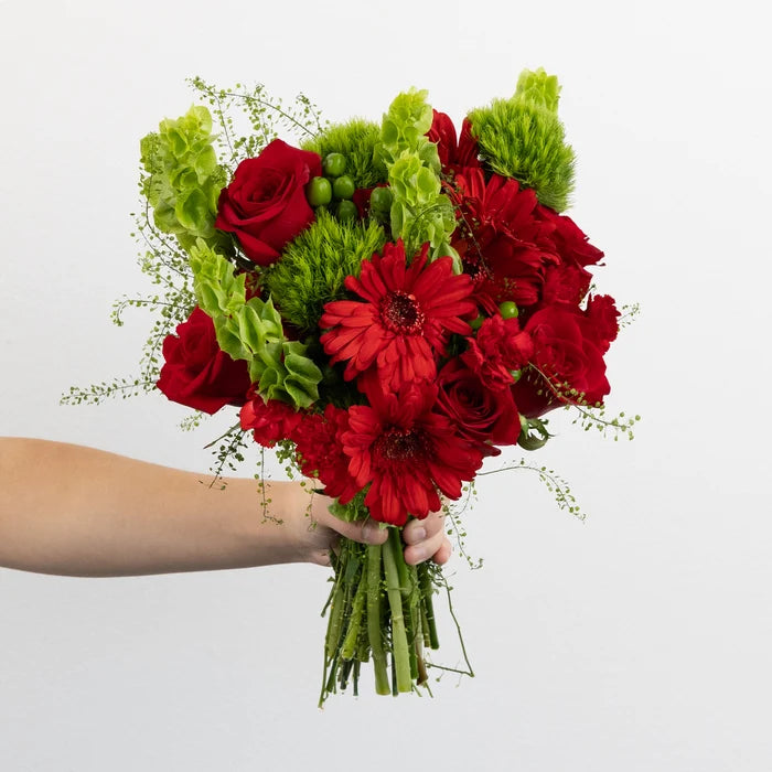 Merry And Bright Flower Bouquet Close Up - Image