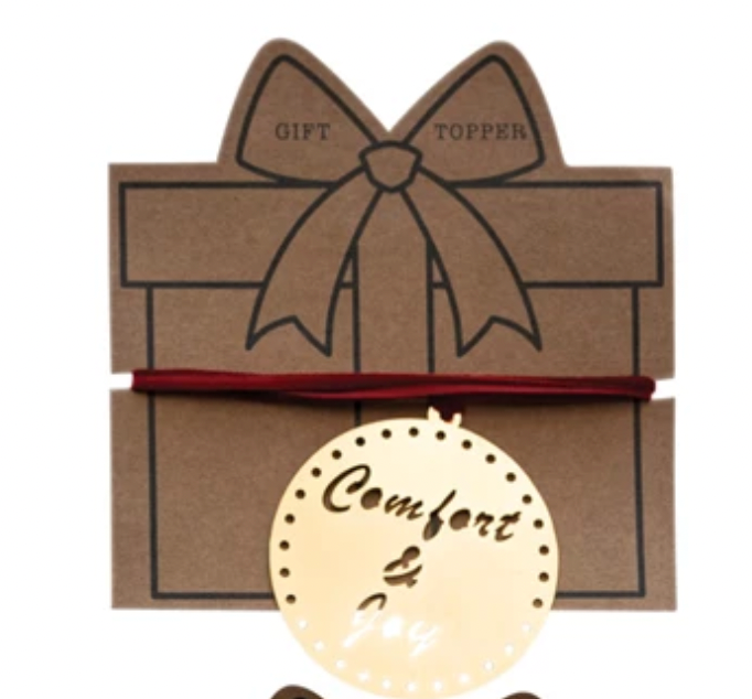 Metal Gift Topper