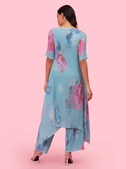 Women's floral kurta set