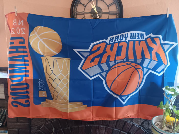 New York Knicks 2026 1973 + 1970 3x NBA Champions 3X5 Feet Flag Banner