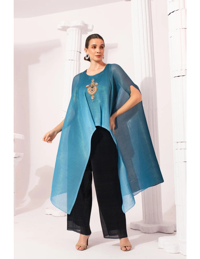 Ombre Blue Kaftan & Pant