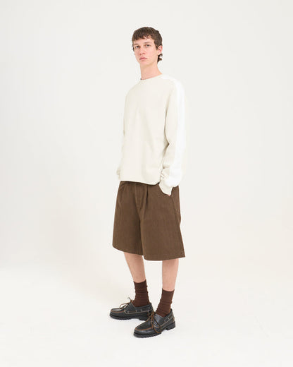 Panelled Sweatshirt - Sand