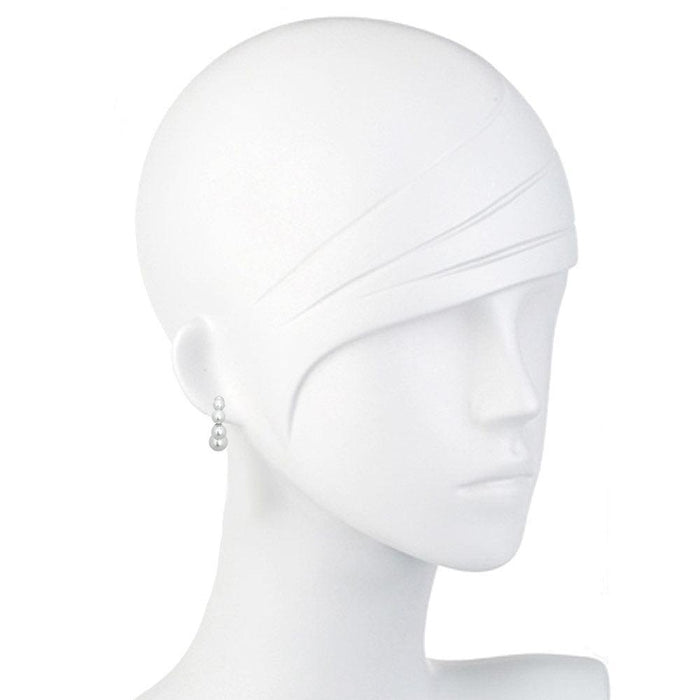 Pearl Hoop Earrings-Majorica Pearls-Swag Designer Jewelry