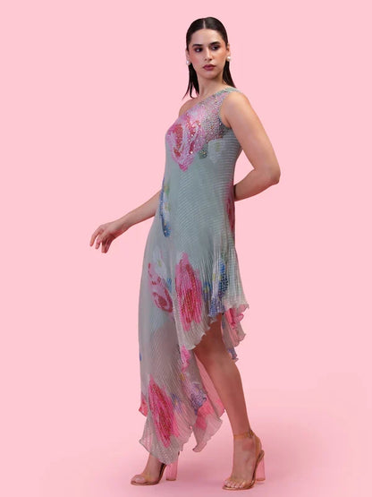 Women's one-shoulder dress