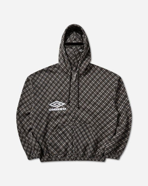 Umbro Plaid Masked Hoodie Brown Sweatshirts Hoodies UBMW0664JY181 BRW0001