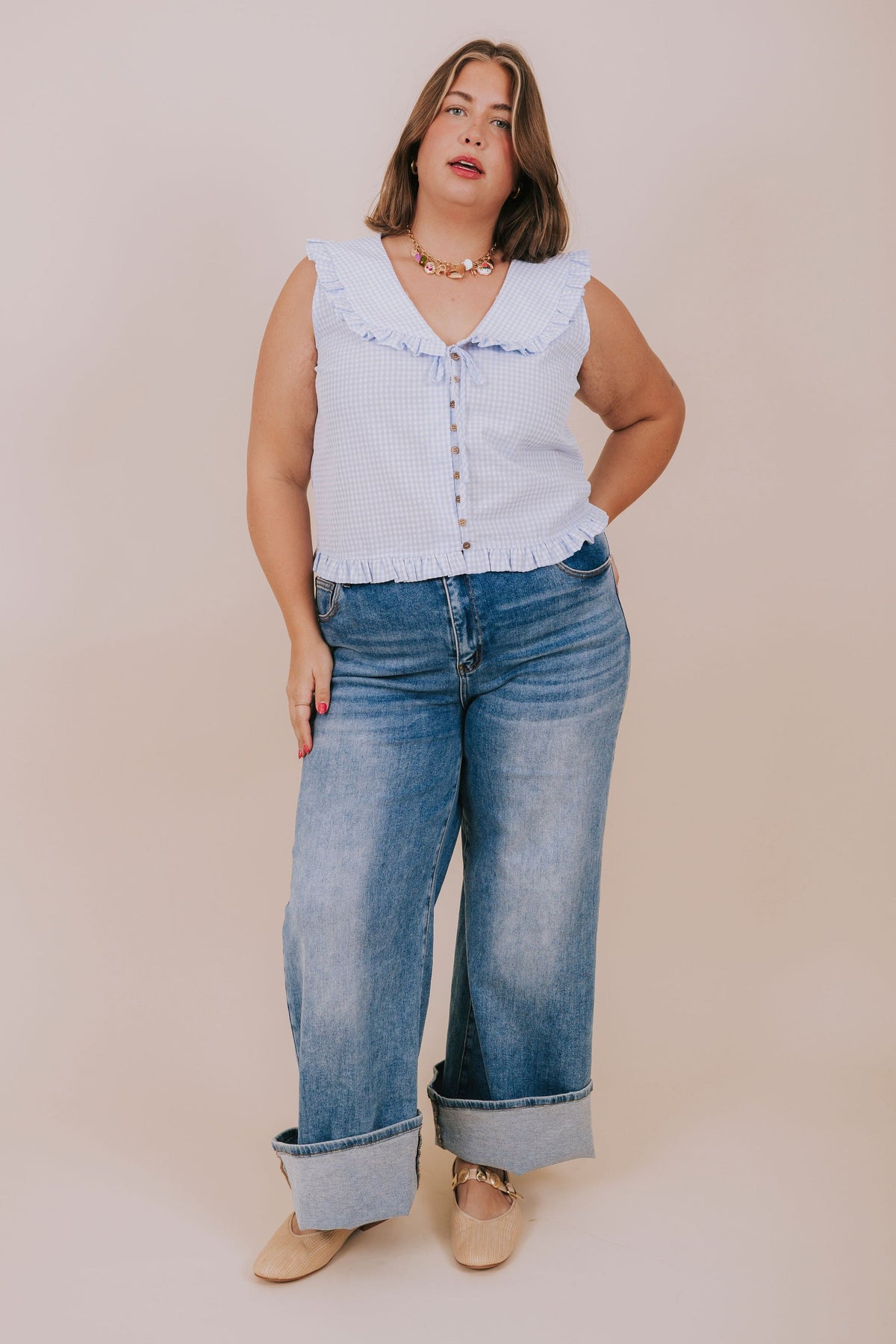 PLUS SIZE - Spring In My Step Top