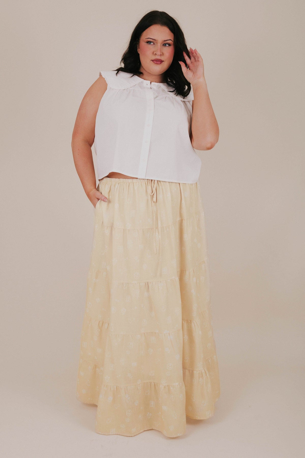 INCLUSIVE SIZING - Hop Into Spring Skirt