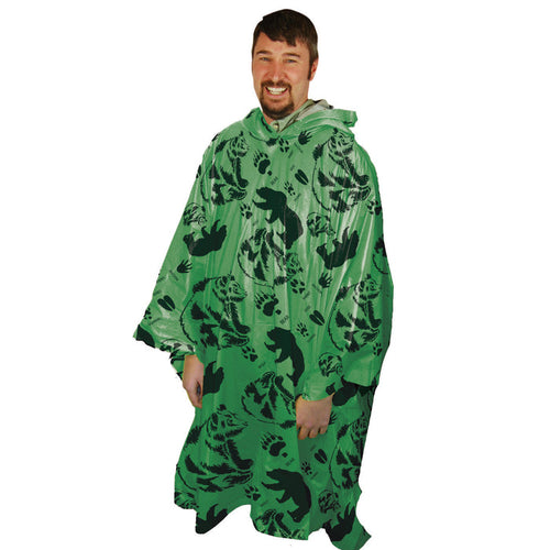 PONCHO ADULT BEAR DESIGN