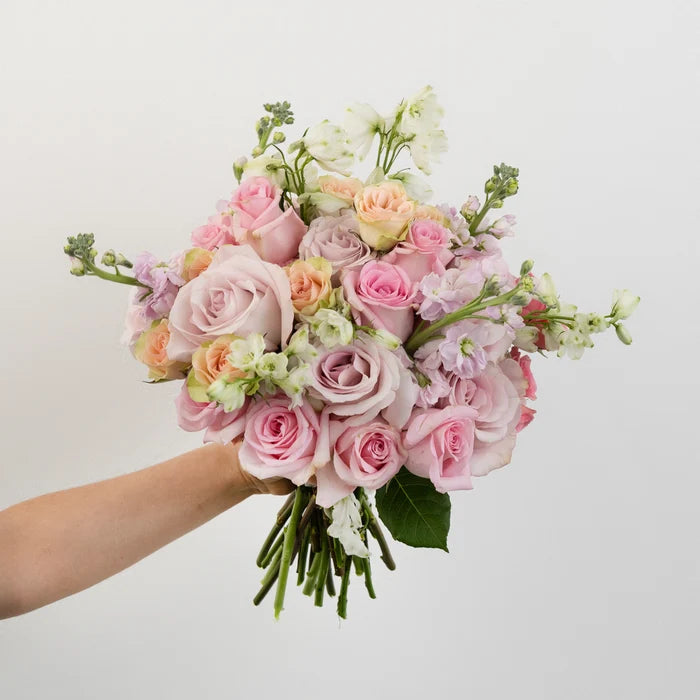 Pretty In Pink Flower Centerpieces Vase - Image
