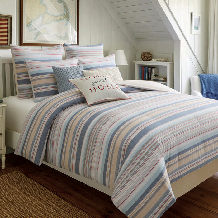Providence Stripe Duvet Cover Set