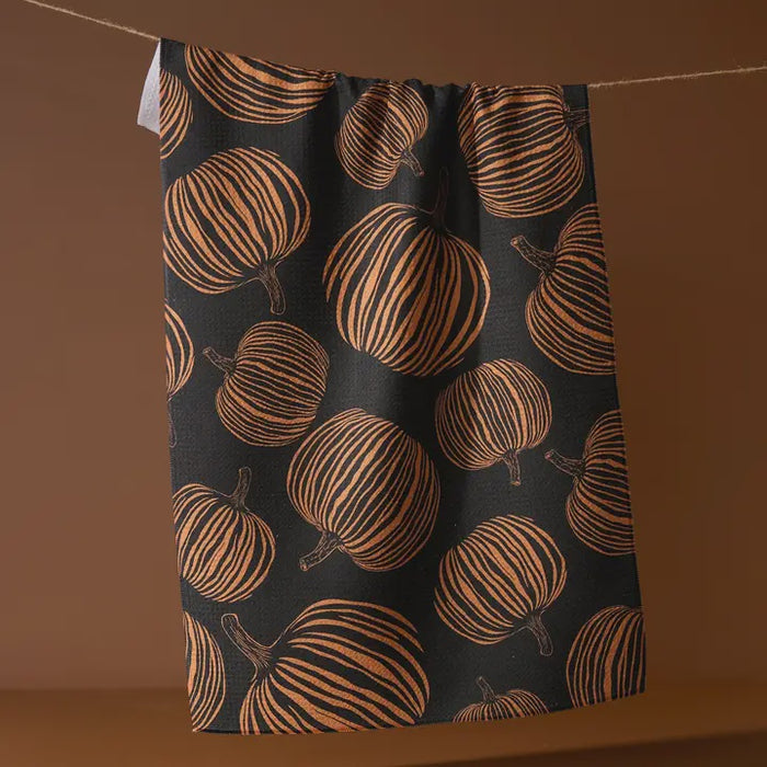 Pumpkin Noir Kitchen Tea Towel