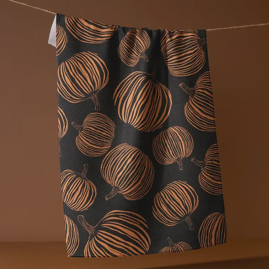 Pumpkin Noir Kitchen Tea Towel