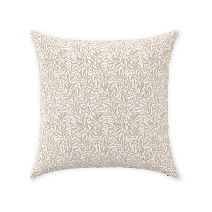 Pure Willow Bough Cotton Throw Pillows William Morris Wheat