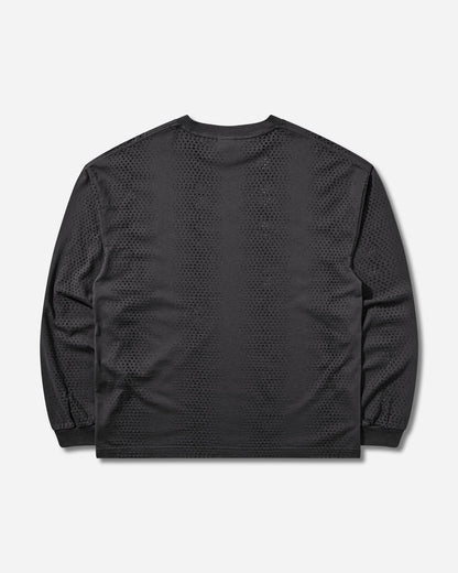 Umbro Rain Bred Long Sleeve Washed Black T-Shirts Top UBMW0676JY189 BLK0020