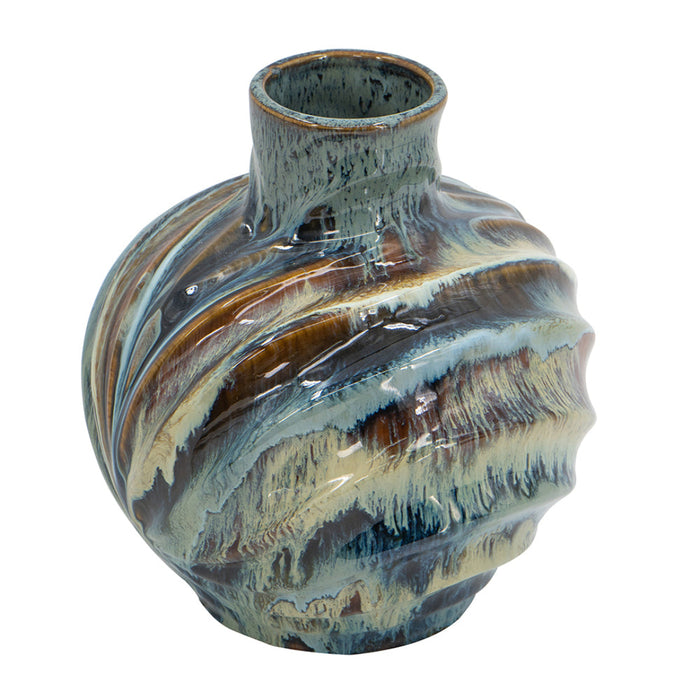 reactive glazed vase i from A and B Home