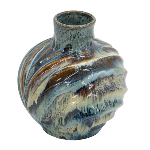 reactive glazed vase i from A and B Home