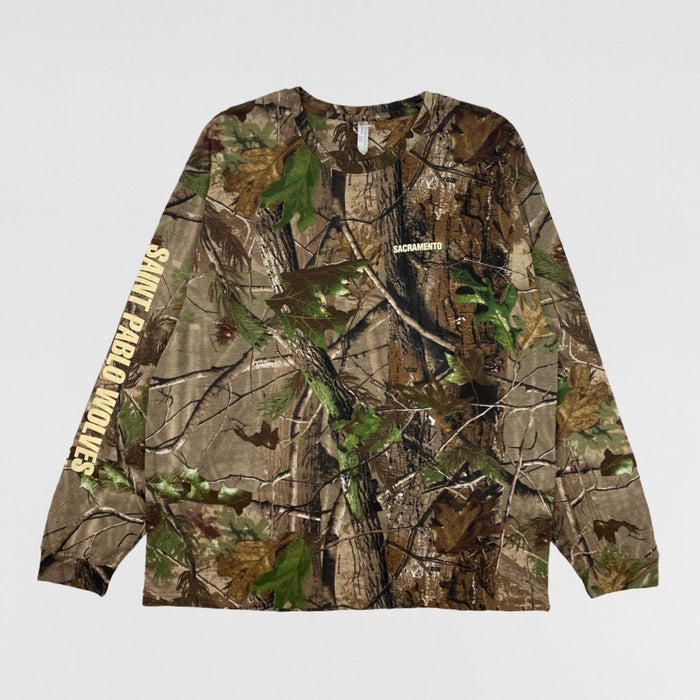 Saint Pablo Tour 2016 Wolves Long Sleeve In Camo