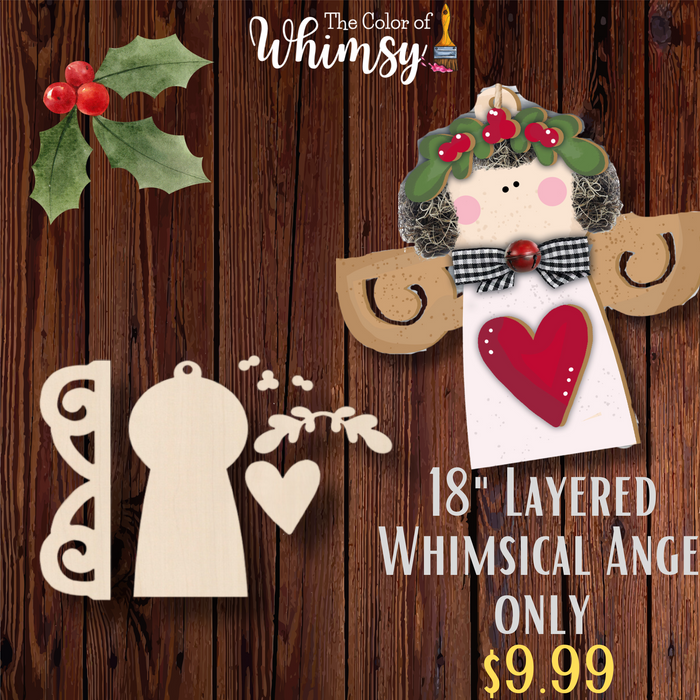 *SALE* Layered Whimsical Angel