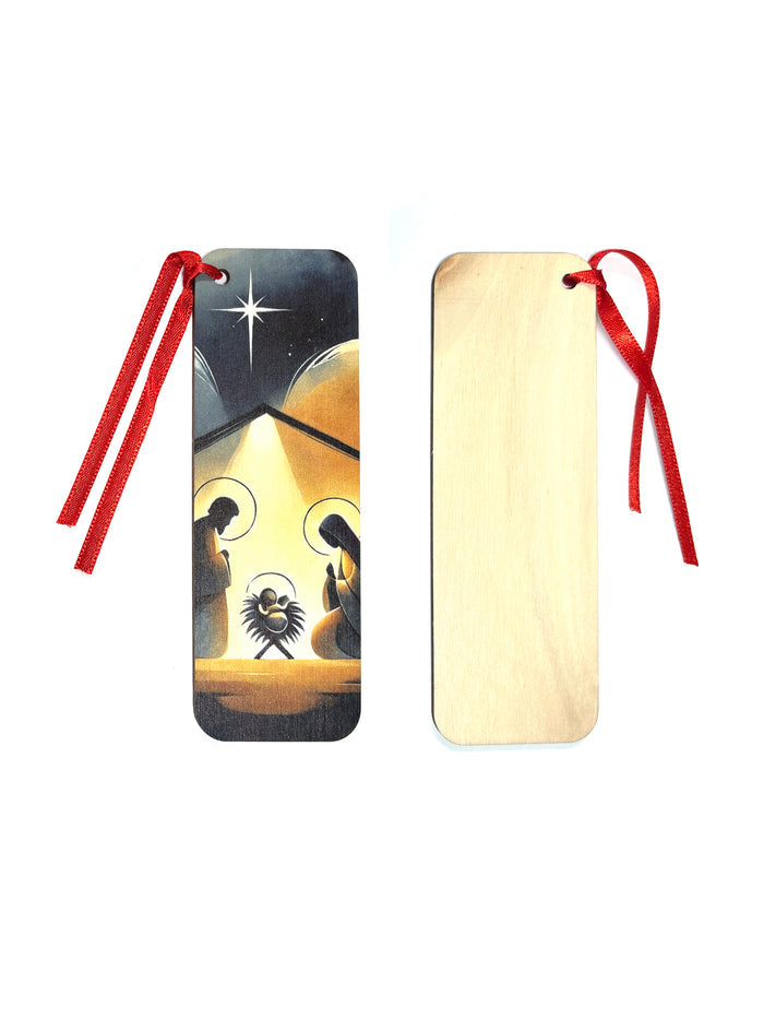 Separadores de libros elaborados en madera
