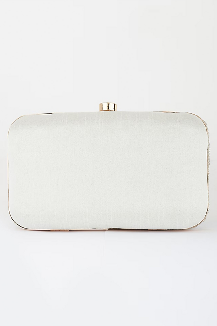 Silver Cleopatra Clutch