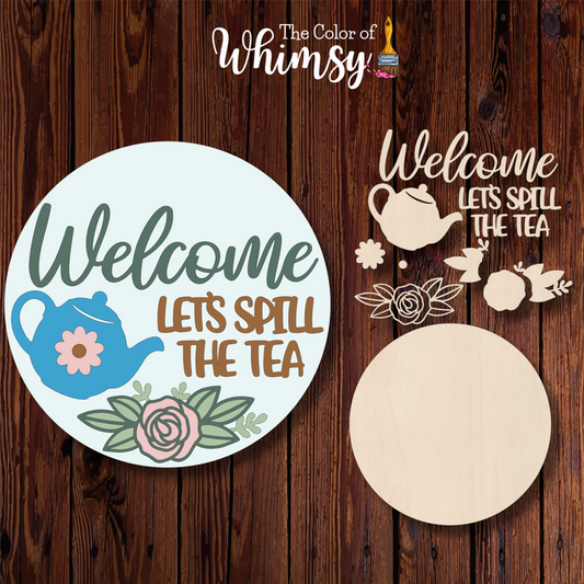 Spill the Tea Layered Round