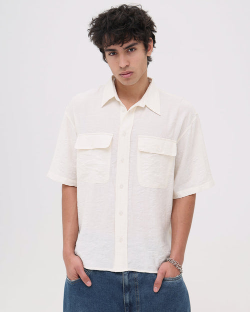 SS Woven Shirt - Off White