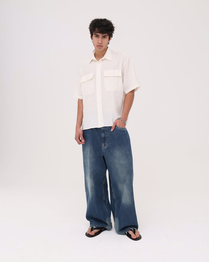 SS Woven Shirt - Off White