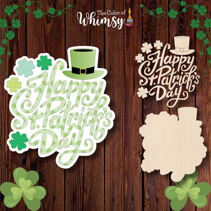 St. Patrick's Day Layered Sign