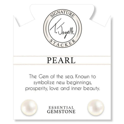 Stacker Collection- Aqua Pearl Bracelet T. Jazelle
