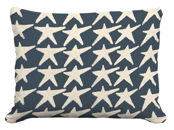 Starry Night Americana Pillow