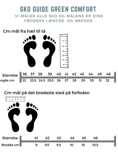 Svart lädersandal från Green Comfort