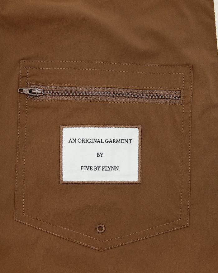 Swim Short - Brown / Beige