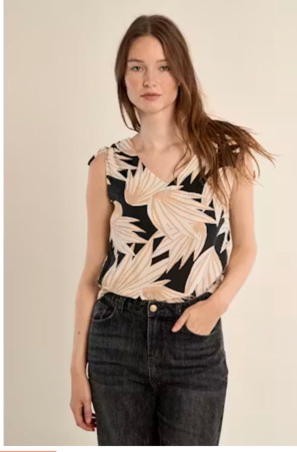 Tan/Blk Top