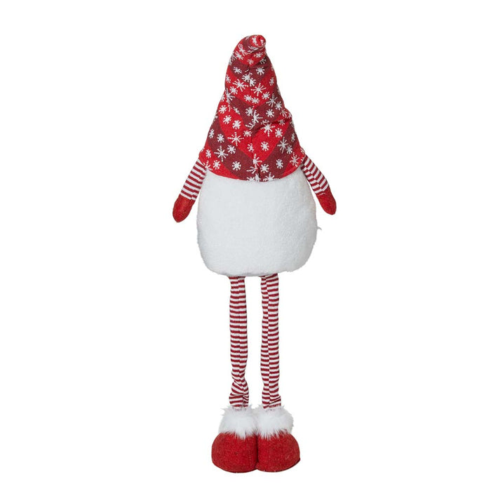 Telescoped Fabric Christmas Gnome Standing Décor