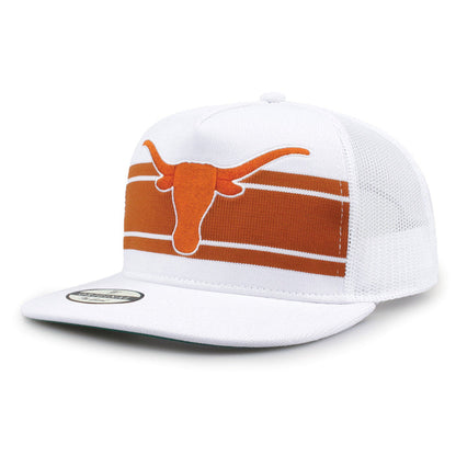 University of Texas Class of '92 trucker hat, angled front view showing embroidered logo and mesh side