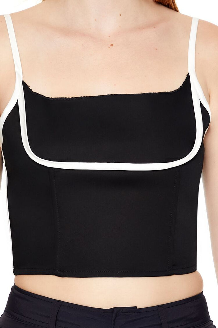 Two-Tone Cropped Cami