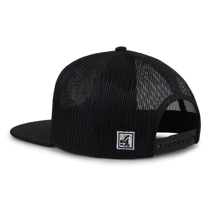 University of Central Florida Class of '92 trucker hat, angled rear view showing mesh panels and snapback closure