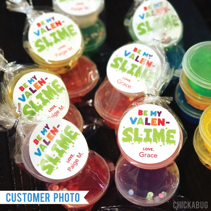 Valen-SLIME Valentine's Day Stickers