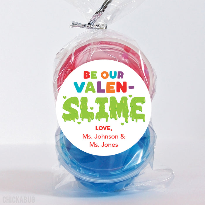 Valen-SLIME Valentine's Day Stickers
