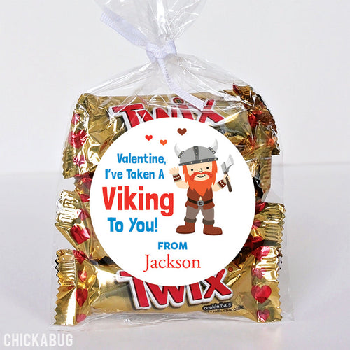 Viking Valentine's Day Stickers