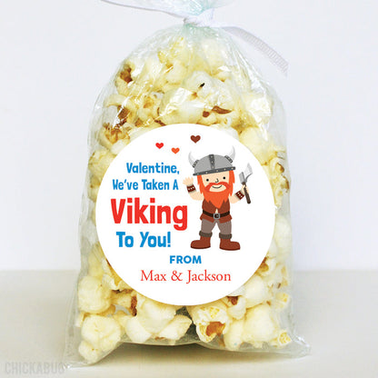 Viking Valentine's Day Stickers