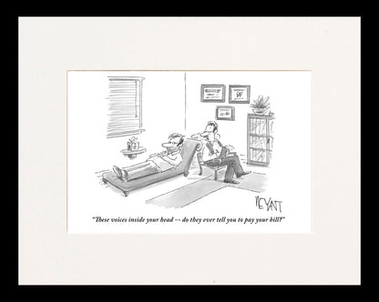 Voices Inside Your Head Cartoon Print