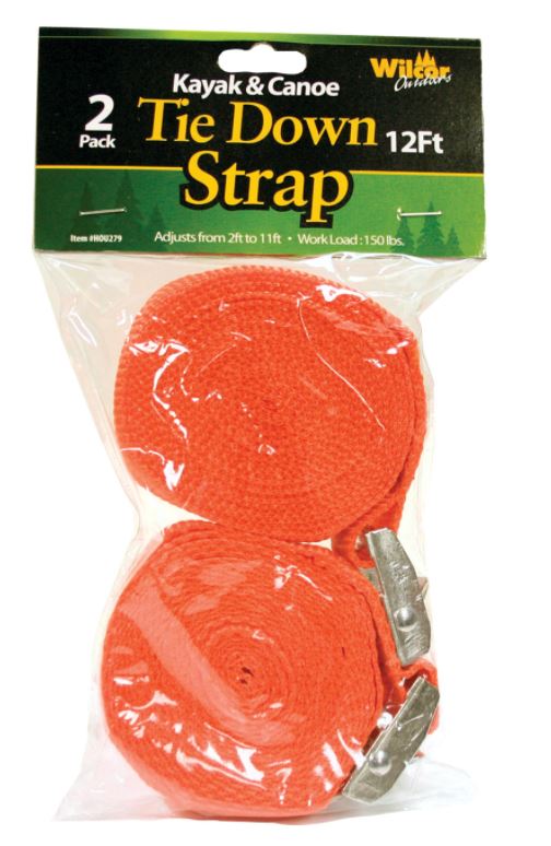 Wilcor - Tie Down Strap 1" X 12', 2 pack