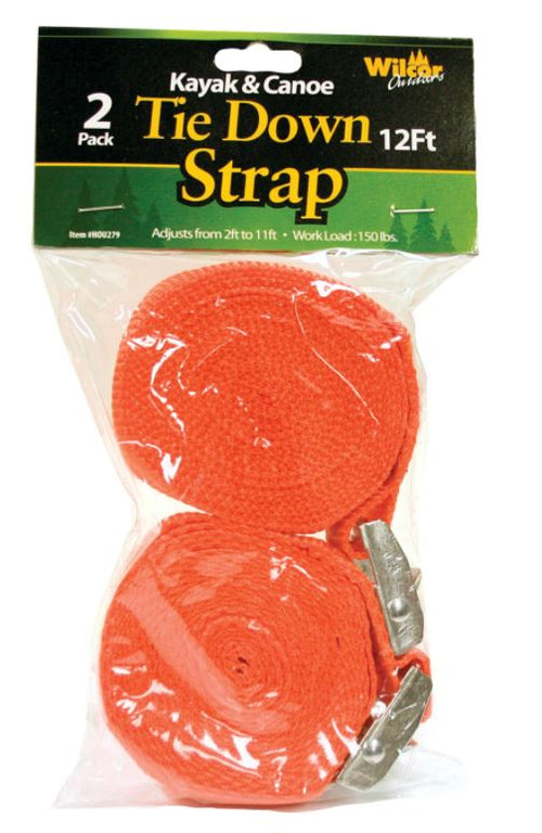 Wilcor - Tie Down Strap 1" X 12', 2 pack