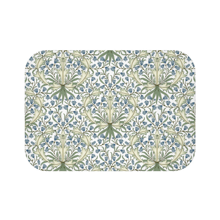 William Morris Bath Mat Bluebell II Blue Green