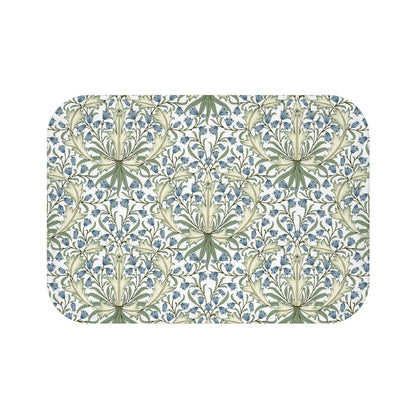 William Morris Bath Mat Bluebell II Blue Green
