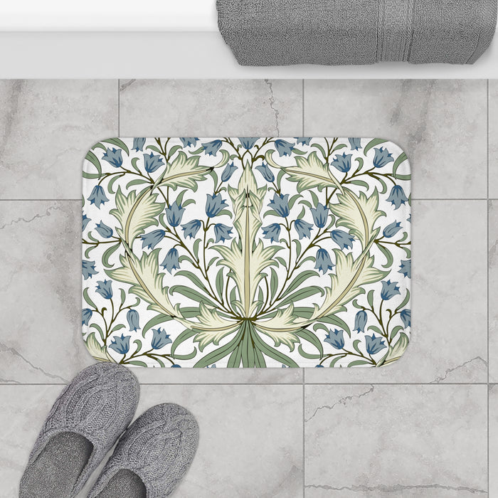 William Morris Bath Mat Bluebell