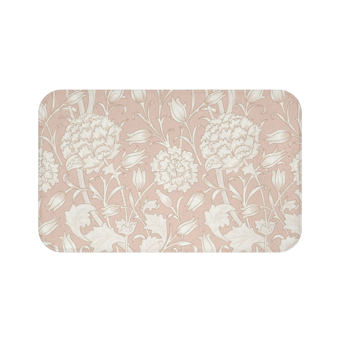 William Morris Bath Mat Pink & Rose Blush