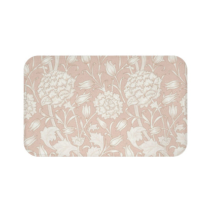 William Morris Bath Mat Pink & Rose Blush