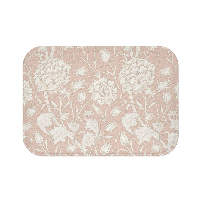 William Morris Bath Mat Pink & Rose Blush